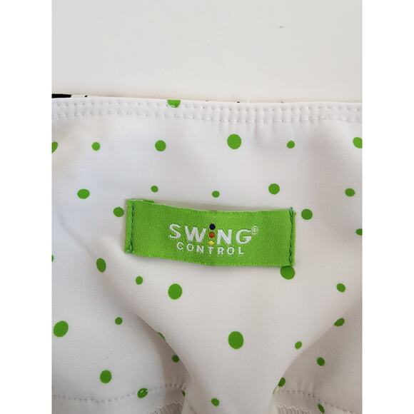 SWING CONTROL White Golf Flags Core Ankle Active Pants SZ 6 - Picture 5 of 10